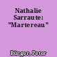 Nathalie Sarraute: "Martereau"