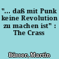 "... daß mit Punk keine Revolution zu machen ist" : The Crass