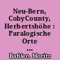 Neu-Bern, CobyCounty, Herbertshöhe : Paralogische Orte der Gegenwartsliteratur