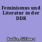Feminismus und Literatur in der DDR