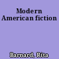 Modern American fiction