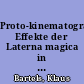 Proto-kinematographische Effekte der Laterna magica in Literatur und Theater des achtzehnten Jahrhunderts