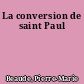 La conversion de saint Paul