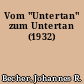 Vom "Untertan" zum Untertan (1932)
