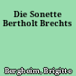 Die Sonette Bertholt Brechts