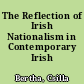 The Reflection of Irish Nationalism in Contemporary Irish Drama