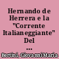 Hernando de Herrera e la "Corrente Italianeggiante" Del Sec. XVI