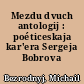 Mezdu dvuch antologij : poéticeskaja kar'era Sergeja Bobrova