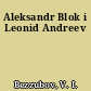Aleksandr Blok i Leonid Andreev