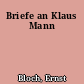 Briefe an Klaus Mann