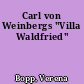 Carl von Weinbergs "Villa Waldfried"