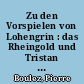 Zu den Vorspielen von Lohengrin : das Rheingold und Tristan und Isolde, 1989