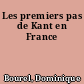 Les premiers pas de Kant en France
