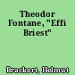 Theodor Fontane, "Effi Briest"