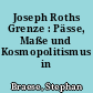 Joseph Roths Grenze : Pässe, Maße und Kosmopolitismus in Kakanien