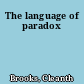 The language of paradox