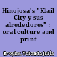 Hinojosa's "Klail City y sus alrededores" : oral culture and print culture