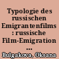 Typologie des russischen Emigrantenfilms : russische Film-Emigration in Deutschland