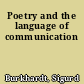 Poetry and the language of communication