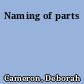 Naming of parts