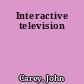 Interactive television