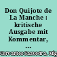 Don Quijote de La Manche : kritische Ausgabe mit Kommentar, in 5 Bänden
