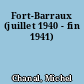 Fort-Barraux (juillet 1940 - fin 1941)