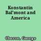 Konstantin Bal'mont and America