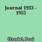 Journal 1933 - 1955