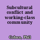 Subcultural conflict and working-class community