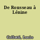 De Rousseau à Lénine