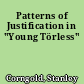 Patterns of Justification in "Young Törless"