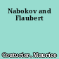 Nabokov and Flaubert