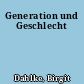 Generation und Geschlecht