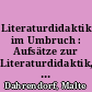 Literaturdidaktik im Umbruch : Aufsätze zur Literaturdidaktik, Trivialliteratur, Jugendliteratur