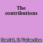 The contributions