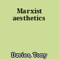 Marxist aesthetics