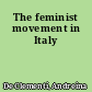 The feminist movement in Italy