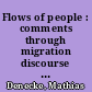Flows of people : comments through migration discourse in the video Bibby Challenge