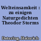 Welteinsamkeit : zu einigen Naturgedichten Theodor Storms