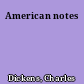 American notes