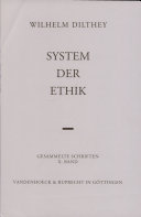 System der Ethik