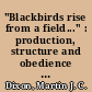 "Blackbirds rise from a field..." : production, structure and obedience in John Cage's "Lecture on Nothing"