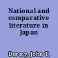 National and comparative literature in Japan