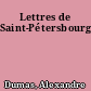 Lettres de Saint-Pétersbourg