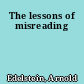 The lessons of misreading