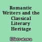 Romantic Writers and the Classical Literary Heritage