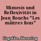Mimesis und Reflexivität in Jean Rouchs "Les mâitres fous"