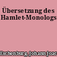 Übersetzung des Hamlet-Monologs