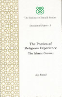 The poetics of religious experience : the Islamic context